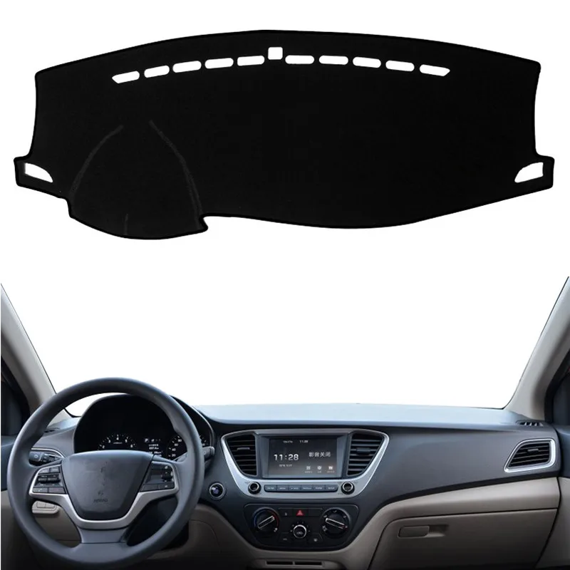 For Hyundai Solaris 2 Accent Verna 2017 2018 Dashboard Cover Mat Pad Dashmat Sun Shade Instrument Carpet Car Styling Accessories
For Hyundai Solaris 2 Accent Verna 2017 2018 Dashboard Cover Mat Pad Dashmat Sun Shade Instrument Carpet Car Styling Accessories