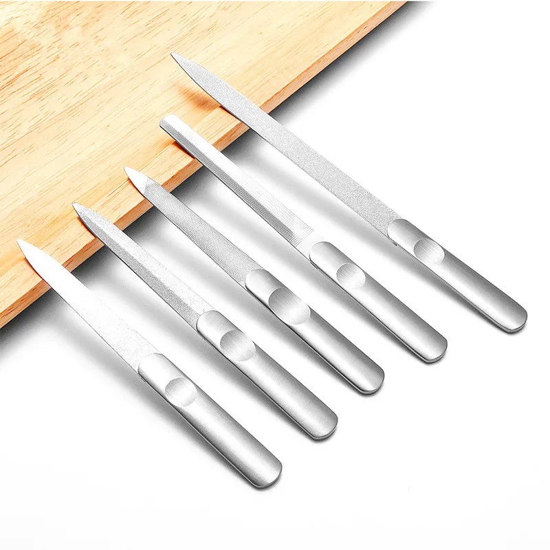 430 stainless steel Nail File transparent Double Side Sanding Buffer Block Set Grey Nail Files For UV Gel Polish Manicure Tool
430 stainless steel Nail File transparent Double Side Sanding Buffer Block Set Grey Nail Files For UV Gel Polish Manicure Tool