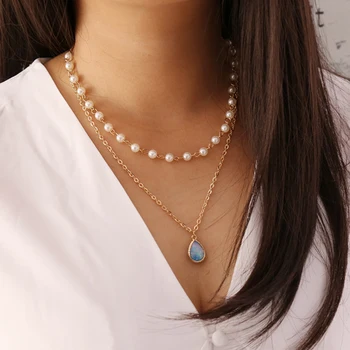 Punk Imitation Pearl Choker Necklace Collar Statement Gold Color Double Layered Coin Portrait Pendant Necklace for Women Jewelry
Punk Imitation Pearl Choker Necklace Collar Statement Gold Color Double Layered Coin Portrait Pendant Necklace for Women Jewelry