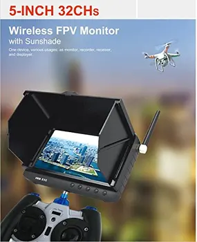 HBUDS Wireless portable visible rc DVR mointor with 5 inch no blue screen display With Sunshade
HBUDS Wireless portable visible rc DVR mointor with 5 inch no blue screen display With Sunshade