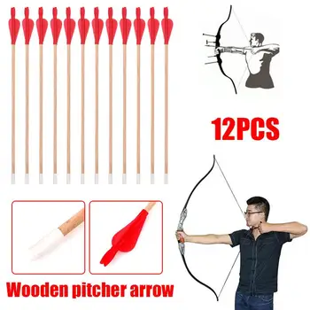 Powerful 12pcs Blunt Archery Field Bowstring Hunting Arrow Arrows Detachable Shooting Outdoor Sports Practice Arrows
Powerful 12pcs Blunt Archery Field Bowstring Hunting Arrow Arrows Detachable Shooting Outdoor Sports Practice Arrows