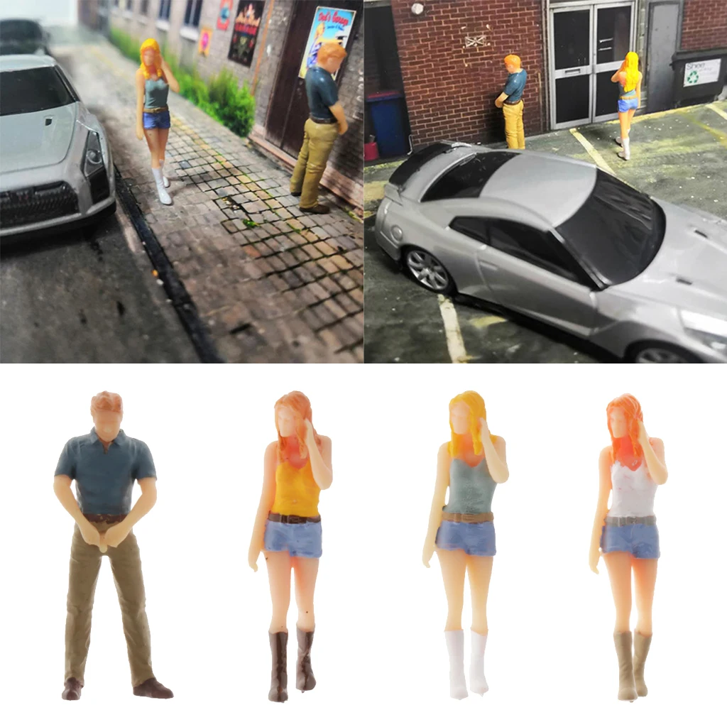 1:64 Embarrassed Female/ Peeing Male Doll Model Scene Figures Character Home Desktop Decoration Accessories 1:64 Embarrassed Female/ Peeing Male Doll Model Scene Figures Character Home Desktop Decoration Accessories