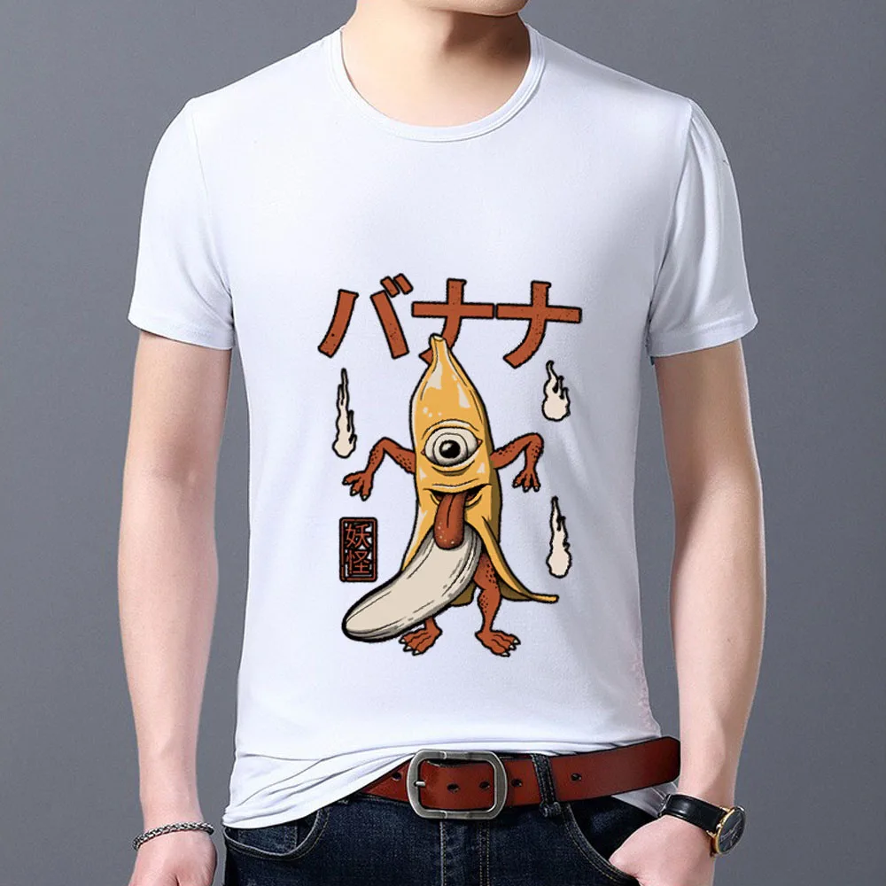 T-shirts Man All-match White O-neck Tops Cute Funny Monster Pattern Series Male Tee High Quality Harajuku Short Sleeve Clothes
T-shirts Man All-match White O-neck Tops Cute Funny Monster Pattern Series Male Tee High Quality Harajuku Short Sleeve Clothes