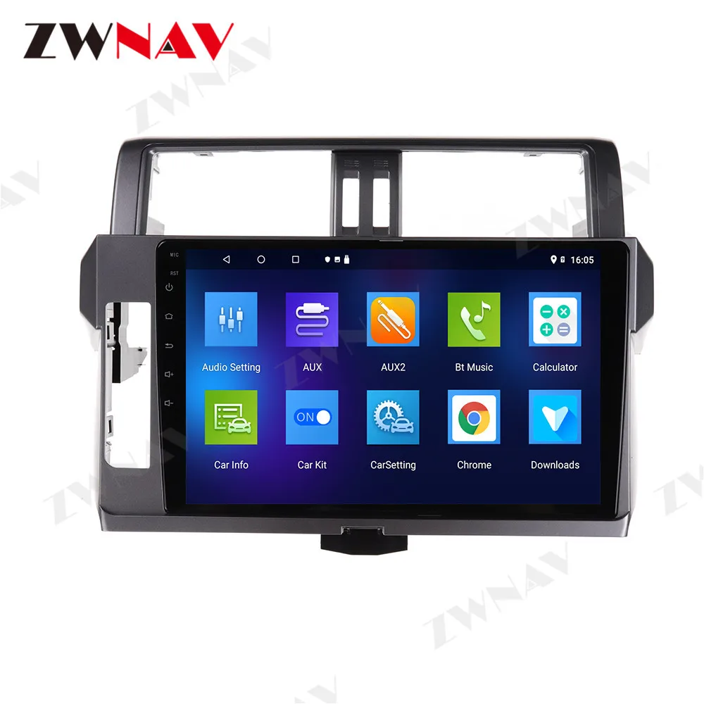 ZWNAV Android10 Car Radio Multimedia Player for Toyota Land Cruiser Prado 2014-2017 Navigation GPS 2 Din
ZWNAV Android10 Car Radio Multimedia Player for Toyota Land Cruiser Prado 2014-2017 Navigation GPS 2 Din