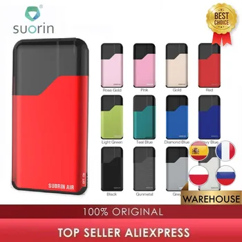 Hot Original Suorin Air Vape Kit 400mAh/500mAh Battery 2ml Cartridge Portable Size E-cigarette Vaping Pod System Vs Air Plus 
Hot Original Suorin Air Vape Kit 400mAh/500mAh Battery 2ml Cartridge Portable Size E-cigarette Vaping Pod System Vs Air Plus