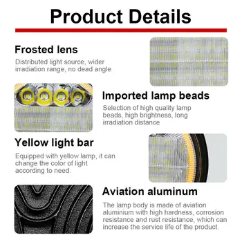 6000K Headlight 30000LM 9-30V DC Off-road Waterproof Truck 300W Spotlight Driving Lamp Stainless Steel Bracket
6000K Headlight 30000LM 9-30V DC Off-road Waterproof Truck 300W Spotlight Driving Lamp Stainless Steel Bracket