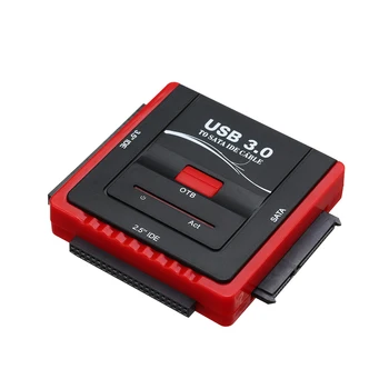 SATA/IDE Adapter Hard Drive Converter USB 3.0 for Universal 2.5/3.5 HDD/SSD Hard Drive Disk With Power Supply
SATA/IDE Adapter Hard Drive Converter USB 3.0 for Universal 2.5/3.5 HDD/SSD Hard Drive Disk With Power Supply