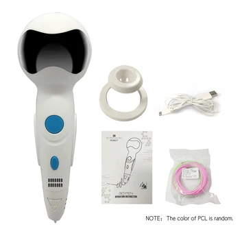 Intelligent 3D Drawing Printing Printer Pen Low Temperature Robot 3D Pen With Voice Prompts Function PCL Filament Refills Gifts
Intelligent 3D Drawing Printing Printer Pen Low Temperature Robot 3D Pen With Voice Prompts Function PCL Filament Refills Gifts