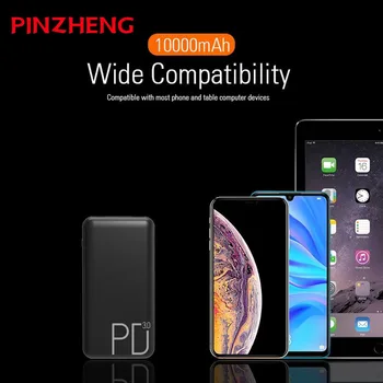 Power Bank 10000mAh QC PD 3.0 Fast Charging PowerBank 10000mAh LED battery display Charger portable External Battery For iPhone
Power Bank 10000mAh QC PD 3.0 Fast Charging PowerBank 10000mAh LED battery display Charger portable External Battery For iPhone