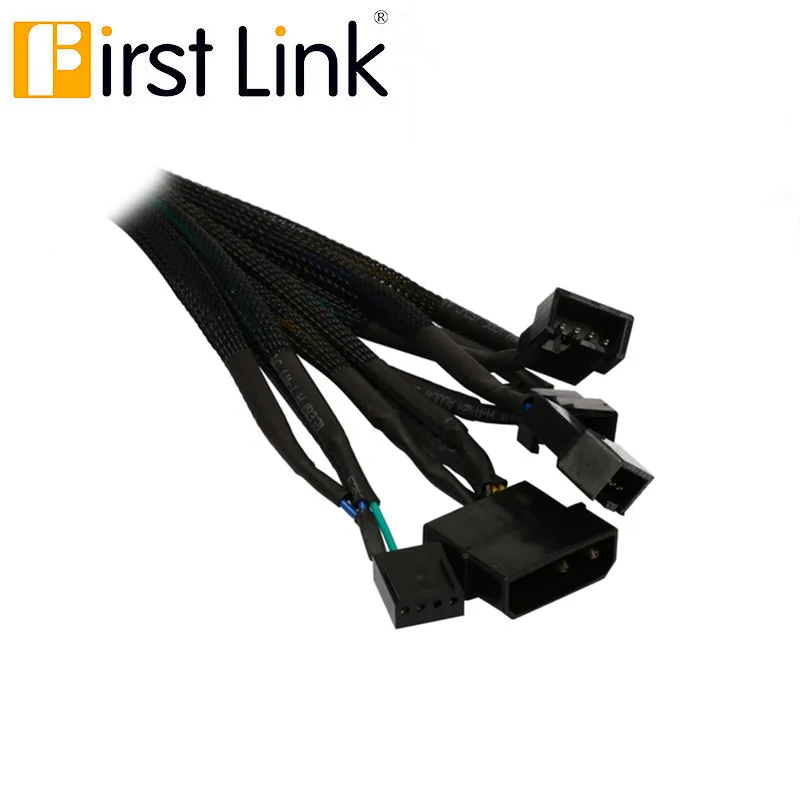 Sleeved PWM Fan Extension Power Splitter Cable,Connector 4 Pin Molex / SATA to 3 4 5 6 4Pin Fan Spliter 4 Motherboard PWM Header
Sleeved PWM Fan Extension Power Splitter Cable,Connector 4 Pin Molex / SATA to 3 4 5 6 4Pin Fan Spliter 4 Motherboard PWM Header