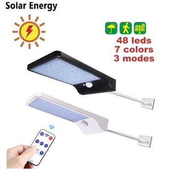 48 LED Solar Light Steps Lamp Light-sensitive Wall Lights Security Outdoor Garden Fence lamp pathway Stairs lighting remote gard
48 LED Solar Light Steps Lamp Light-sensitive Wall Lights Security Outdoor Garden Fence lamp pathway Stairs lighting remote gard