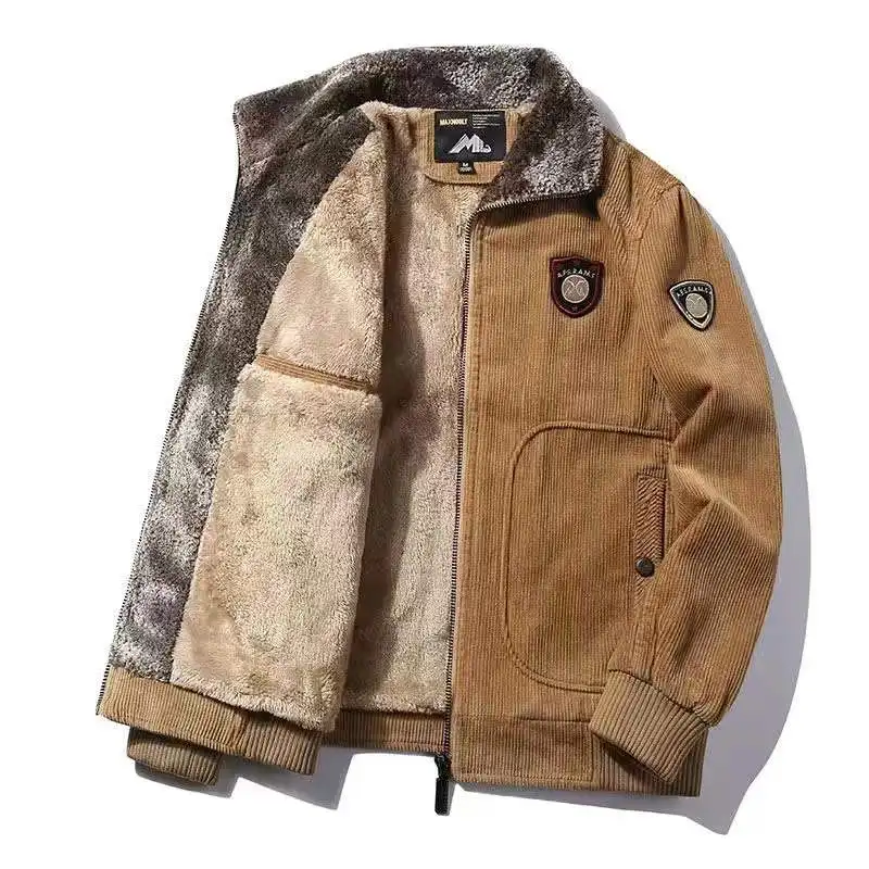 2021 New Winter Men's Corduroy Cotton Clothes Jacket Coat Plus Velvet Padded Warm Man Jacket Middle-aged Elderly Cotton Clothes
2021 New Winter Men's Corduroy Cotton Clothes Jacket Coat Plus Velvet Padded Warm Man Jacket Middle-aged Elderly Cotton Clothes
