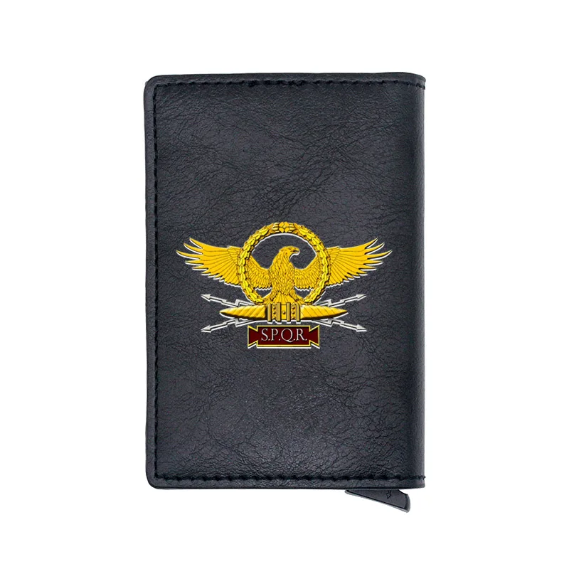 Vintage Roman Legions Digital Printing Card Holder Wallet Men Women SPQR Leather Small Money Bag Male Purses
Vintage Roman Legions Digital Printing Card Holder Wallet Men Women SPQR Leather Small Money Bag Male Purses