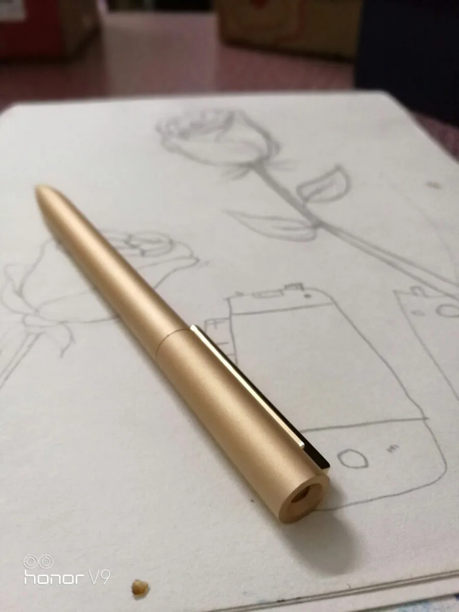 2020 Original Xiaomi Mi Aluminum Rollerball Pen Mijia Metal Sign Pen 0.5mm Japan MiKuni ink refill Aluminum alloy pen holder (15)