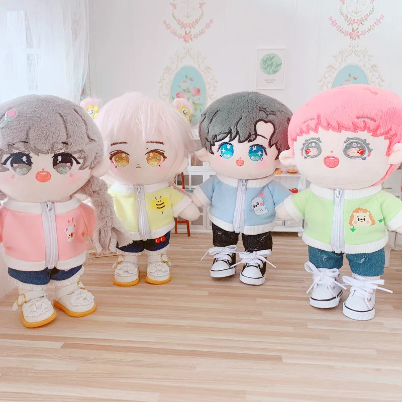20cm Doll Outfit Plush Doll's Clothes Lovely summer shirt pants Stuffed Toy Dolls Accessories for Korea Kpop EXO Idol Dolls
20cm Doll Outfit Plush Doll's Clothes Lovely summer shirt pants Stuffed Toy Dolls Accessories for Korea Kpop EXO Idol Dolls