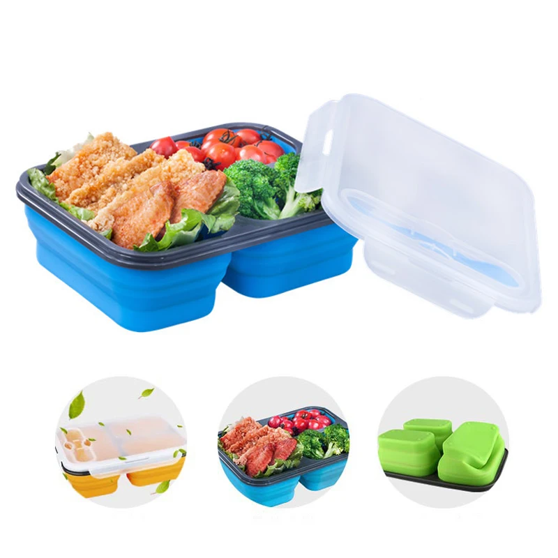 3 Compartment Silicone Folding Bento Box Collapsible Portable Lunch Box for Food Dinnerware Food Container Food Bowl ForChildren
3 Compartment Silicone Folding Bento Box Collapsible Portable Lunch Box for Food Dinnerware Food Container Food Bowl ForChildren