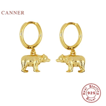 CANNER INS Wind Animal Polar Bear Earrings Hoops 925 Sterling Silver Earrings For Women Silver Jewelry Earring Pendientes
CANNER INS Wind Animal Polar Bear Earrings Hoops 925 Sterling Silver Earrings For Women Silver Jewelry Earring Pendientes
