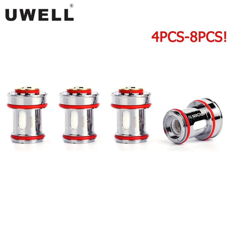 4Pcs/8Pcs Uwell Crown 4 Coils Dual SS904L Core 0.2ohm 0.4ohm UN2 0.23ohm For Electronic Cigarette Uwell Crown IV 4 Vape TanK
4Pcs/8Pcs Uwell Crown 4 Coils Dual SS904L Core 0.2ohm 0.4ohm UN2 0.23ohm For Electronic Cigarette Uwell Crown IV 4 Vape TanK