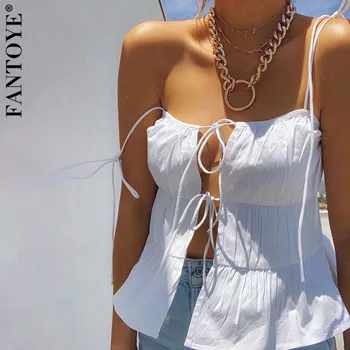 FANTOYE Summer Bandage Camis Outwear Sexy Women Hollow Out Mini Tops Hot Beachwear Femme Pleated Crop Tops Fashion Women Clothes
FANTOYE Summer Bandage Camis Outwear Sexy Women Hollow Out Mini Tops Hot Beachwear Femme Pleated Crop Tops Fashion Women Clothes