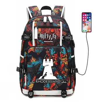 Cartoon Arknights Game Backpack USB Port Rucksack Bag Snake Pattern Teenager Student BookBags travel Shoulder Laptop Bag
Cartoon Arknights Game Backpack USB Port Rucksack Bag Snake Pattern Teenager Student BookBags travel Shoulder Laptop Bag