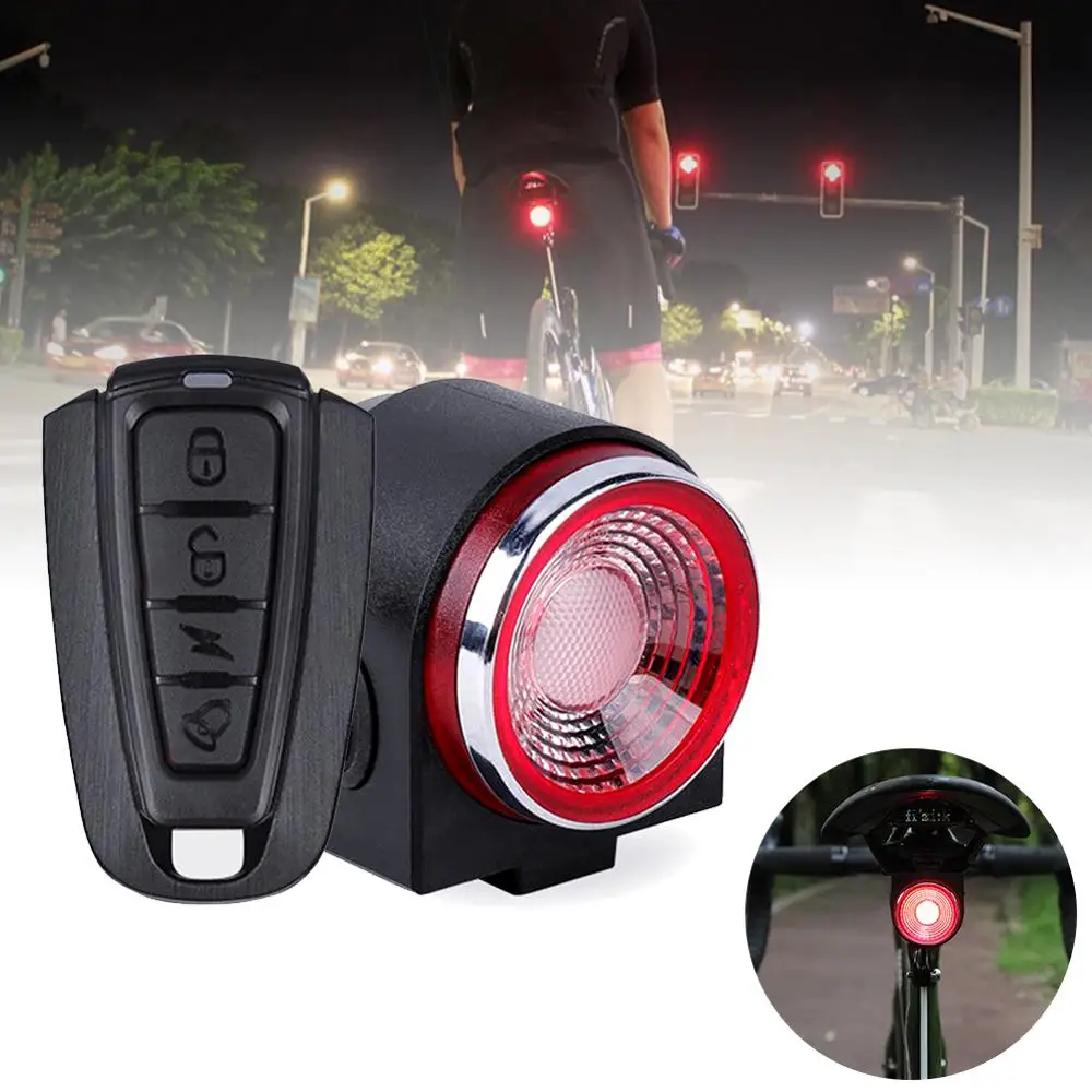 A8 IPX5 Waterproof USB Charging Tail Light for Bicycle Remote Control Smart Bike LED Light Burglar Alarm Warning Travel Security
A8 IPX5 Waterproof USB Charging Tail Light for Bicycle Remote Control Smart Bike LED Light Burglar Alarm Warning Travel Security