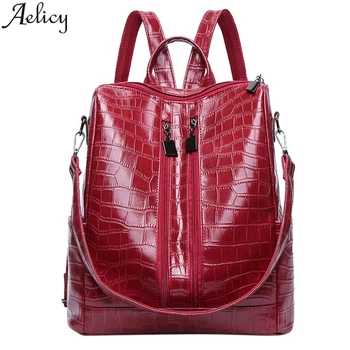 Aelicy Travel Bag Backpack Waterproof Fashion Lady Solid Color Stone Pattern Student Shoulder Bag Woman Backpack Leather Laptop
Aelicy Travel Bag Backpack Waterproof Fashion Lady Solid Color Stone Pattern Student Shoulder Bag Woman Backpack Leather Laptop