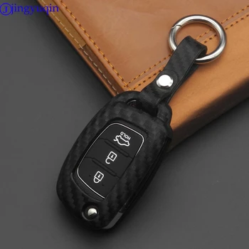 Carbon Fiber Silicone Car key Cover Case Shell Remote Fob for Hyundai Creta I10 I20 Tucson Elantra Santa Fe Holder Shell
Carbon Fiber Silicone Car key Cover Case Shell Remote Fob for Hyundai Creta I10 I20 Tucson Elantra Santa Fe Holder Shell