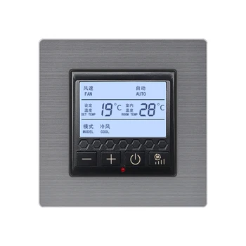 KAMANNI Regulator temp switch luxury Hotel temperature controller Temperature interrupter switch aluminum alloy panel
KAMANNI Regulator temp switch luxury Hotel temperature controller Temperature interrupter switch aluminum alloy panel