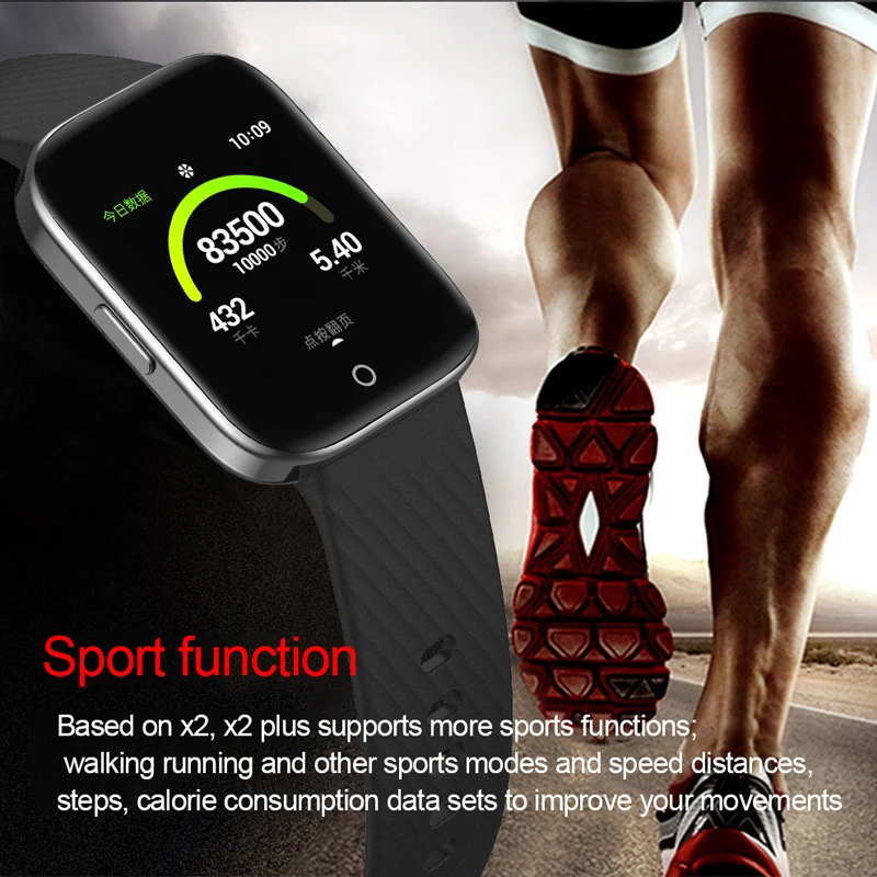 LIGE Смарт часы для мужчин и женщин монитор сердечного ритма спортивный фитнес