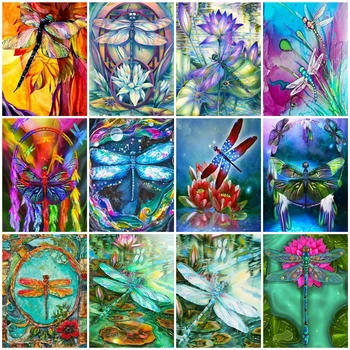 HUACAN Oil Paint By Number Animal DIY Coloring By Numbers Dragonfly Kits Drawing On Canvas Hand Painted Painting Home Decor
HUACAN Oil Paint By Number Animal DIY Coloring By Numbers Dragonfly Kits Drawing On Canvas Hand Painted Painting Home Decor