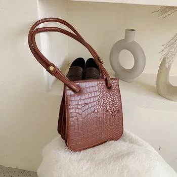 Stone Pattern PU Leather Shoulder Bags For Women 2019 Large Capacity Travel Handbag Lady Simple Small Square Bag Female Elegant
Stone Pattern PU Leather Shoulder Bags For Women 2019 Large Capacity Travel Handbag Lady Simple Small Square Bag Female Elegant