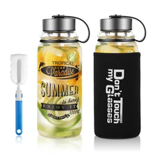 1300ml Transparent Plastic Water Bottles BPA Free Creative Frosted Water Bottle With Portable Rope Travel Tea Cup with Bag
1300ml Transparent Plastic Water Bottles BPA Free Creative Frosted Water Bottle With Portable Rope Travel Tea Cup with Bag