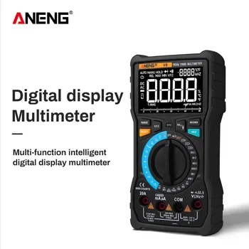 ANENG Multimeter V8 Professional True RMS AC/DC Digital Ammeter Voltmeter ESR Resistor Capacitor Battery Tester Lead Probe Wire
ANENG Multimeter V8 Professional True RMS AC/DC Digital Ammeter Voltmeter ESR Resistor Capacitor Battery Tester Lead Probe Wire