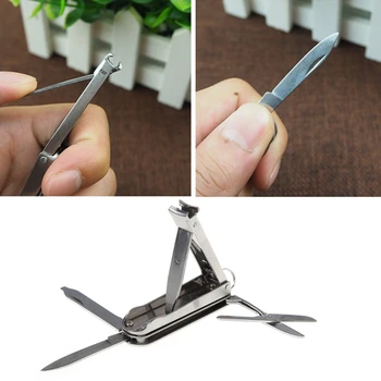 Stainless Nail Clippers Trimmer Cutter New Multi-Functional Manicure Outdoor Folding Tools Silver Finger Toe Manicure Tools
Stainless Nail Clippers Trimmer Cutter New Multi-Functional Manicure Outdoor Folding Tools Silver Finger Toe Manicure Tools