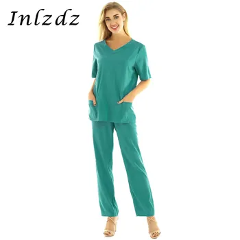 Women's Medical Work Clothes Wear Doctor Sets Scrub Nurse Uniforms Hospital Clothing Top and Pants Lab Clinic Medical Clothing
Women's Medical Work Clothes Wear Doctor Sets Scrub Nurse Uniforms Hospital Clothing Top and Pants Lab Clinic Medical Clothing