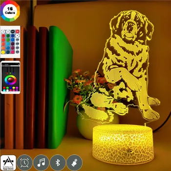 Cute Animal Labrador Dog 3D Night Light Child LED Touch Table Lamp 7 Colors Flashing LED Light Christmas Decoration App Control
Cute Animal Labrador Dog 3D Night Light Child LED Touch Table Lamp 7 Colors Flashing LED Light Christmas Decoration App Control