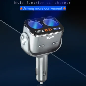Dual USB Car Charger Fast Charging Car Lighter Multi-function with Digital Display Fast Charging Vehicle Power Splitter Y34Q
Dual USB Car Charger Fast Charging Car Lighter Multi-function with Digital Display Fast Charging Vehicle Power Splitter Y34Q