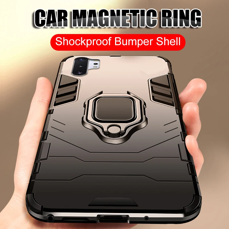 Luxury Armor Shockproof Phone Case On The For Samsung Galaxy Note 10 9 Pro S8 S9 S10 PLus Full Cover S10E Car Magnetic Ring Case
Luxury Armor Shockproof Phone Case On The For Samsung Galaxy Note 10 9 Pro S8 S9 S10 PLus Full Cover S10E Car Magnetic Ring Case