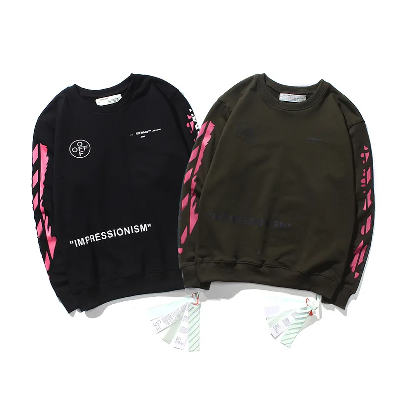 The Graffiti Rendering Arrow Printed Design FW xian ding kuan round Neck Pullover Sweater for Men and Women
The Graffiti Rendering Arrow Printed Design FW xian ding kuan round Neck Pullover Sweater for Men and Women