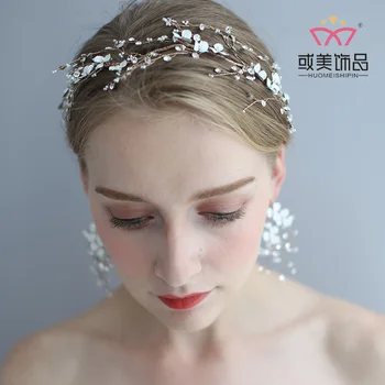 Wedding Hair Jewelry Rhinestone Bridal Headwear Earring Sets Full Dress Tiara Handmade Hairband Bride Hair Accessories 
Wedding Hair Jewelry Rhinestone Bridal Headwear Earring Sets Full Dress Tiara Handmade Hairband Bride Hair Accessories