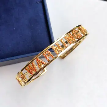 Monaco brand jewelry initial letter warning bangle orange cubic zirconia cz bracelet charms star S925 sterling silver jewelry
Monaco brand jewelry initial letter warning bangle orange cubic zirconia cz bracelet charms star S925 sterling silver jewelry