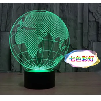 European Globe 3D Colorful lights 7 Color Change LED Touch switch gradient Acrylic lights Bedroom table lamp
European Globe 3D Colorful lights 7 Color Change LED Touch switch gradient Acrylic lights Bedroom table lamp