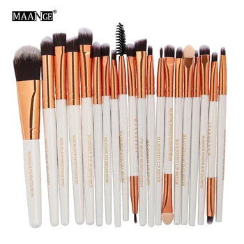 MAANGE 15/20Pcs Makeup Brushes Set Foundation Powder Blush Eye Shadow Brow Blending Wood handle Make Up Brush Kit Cosmetics Tool
MAANGE 15/20Pcs Makeup Brushes Set Foundation Powder Blush Eye Shadow Brow Blending Wood handle Make Up Brush Kit Cosmetics Tool