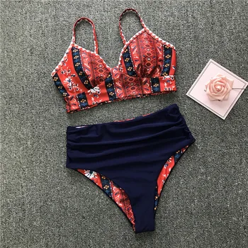 Sexy Brazilian Print Bikini Set High Waist Swimwear Women Bathing Suit Swimsuit Beach Wear Female Bikinis Mujer Summer Girl XL
Sexy Brazilian Print Bikini Set High Waist Swimwear Women Bathing Suit Swimsuit Beach Wear Female Bikinis Mujer Summer Girl XL