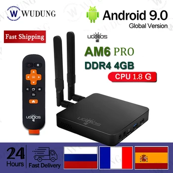 UGOOS AM6 Pro Android 9.0 Smart TV Box S922X DDR4 4GB RAM 32GB ROM Dual WiFi 1000M LAN BT5.0 4K HD Home Media Player Set Top Box
UGOOS AM6 Pro Android 9.0 Smart TV Box S922X DDR4 4GB RAM 32GB ROM Dual WiFi 1000M LAN BT5.0 4K HD Home Media Player Set Top Box