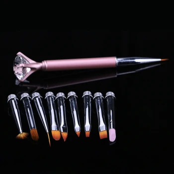 Nail Brush Set Tool Pull Line Color Painting Flower Crystal Phototherapy Nail Pen 10 kinds of pens can be exchanged
Nail Brush Set Tool Pull Line Color Painting Flower Crystal Phototherapy Nail Pen 10 kinds of pens can be exchanged