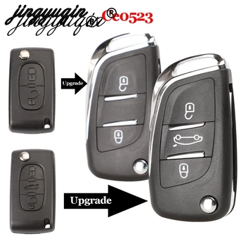 jingyuqin Modified Flip Key Shell Remote Key Case 2/3 Button for Peugeot 306 407 807 for Citroen Car Key CE0536 VA2/HU83 Blade
jingyuqin Modified Flip Key Shell Remote Key Case 2/3 Button for Peugeot 306 407 807 for Citroen Car Key CE0536 VA2/HU83 Blade