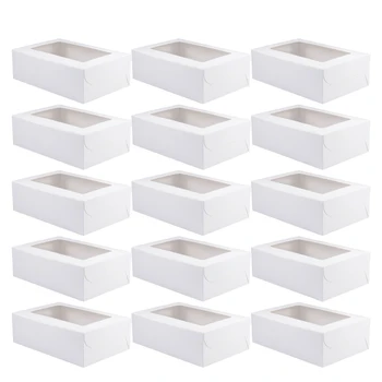 20Pcs Muffin Cake Box Paper Cake Container Dessert Box Six-Grid Storage Box Muffin Cake Boxes Home Supplies Wedding Party Gift
20Pcs Muffin Cake Box Paper Cake Container Dessert Box Six-Grid Storage Box Muffin Cake Boxes Home Supplies Wedding Party Gift