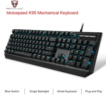Motospeed K95 USB Wired Gaming Mechanical Keyboard 104 Key Outemu Switch Backlit For Gamer Desktop Computer PC Android TV Box
Motospeed K95 USB Wired Gaming Mechanical Keyboard 104 Key Outemu Switch Backlit For Gamer Desktop Computer PC Android TV Box