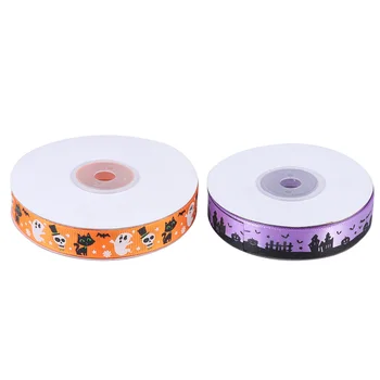 2pcs Purple and Orange Ribbons Halloween Theme Fabric Ribbon for DIY Crafts
2pcs Purple and Orange Ribbons Halloween Theme Fabric Ribbon for DIY Crafts